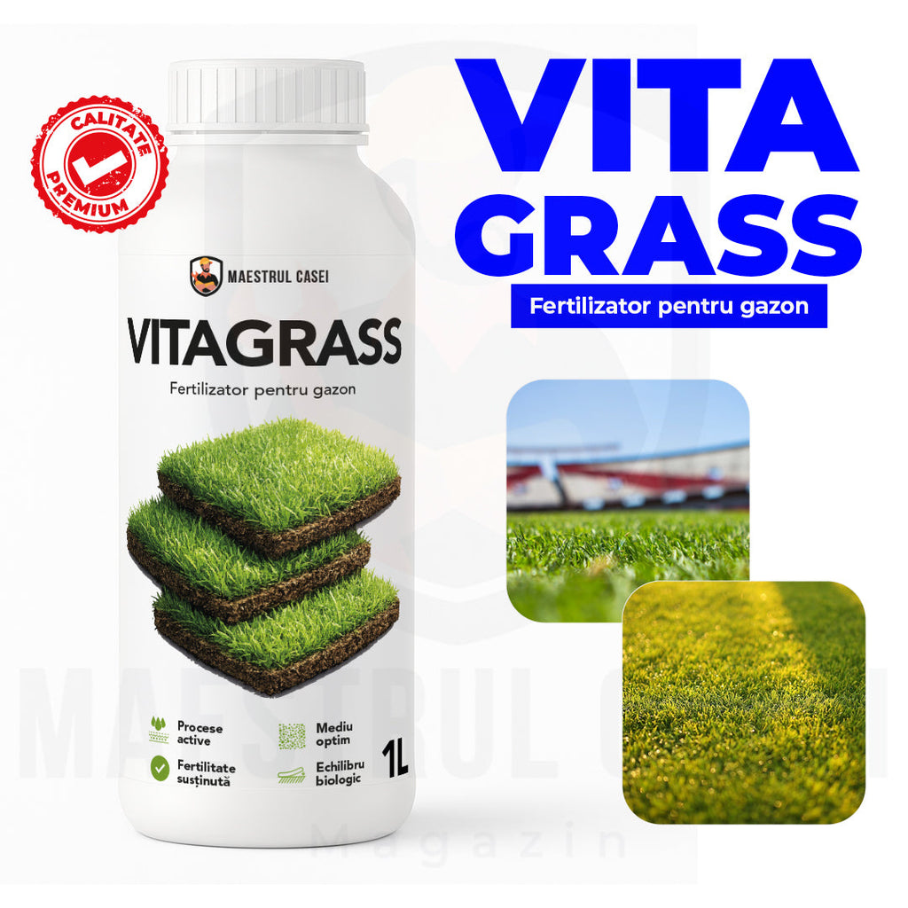 VITAGRASS – Fertilizator bio pentru gazon | 1L