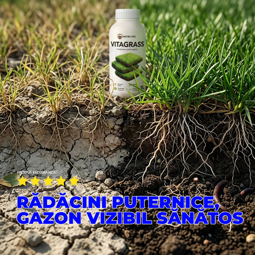 VITAGRASS – Fertilizator bio pentru gazon | 1L
