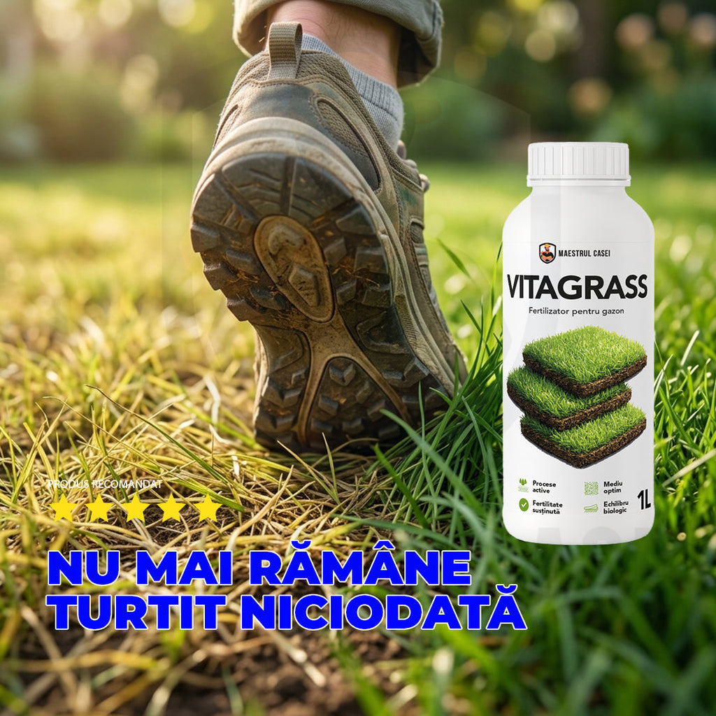 VITAGRASS – Fertilizator bio pentru gazon | 1L