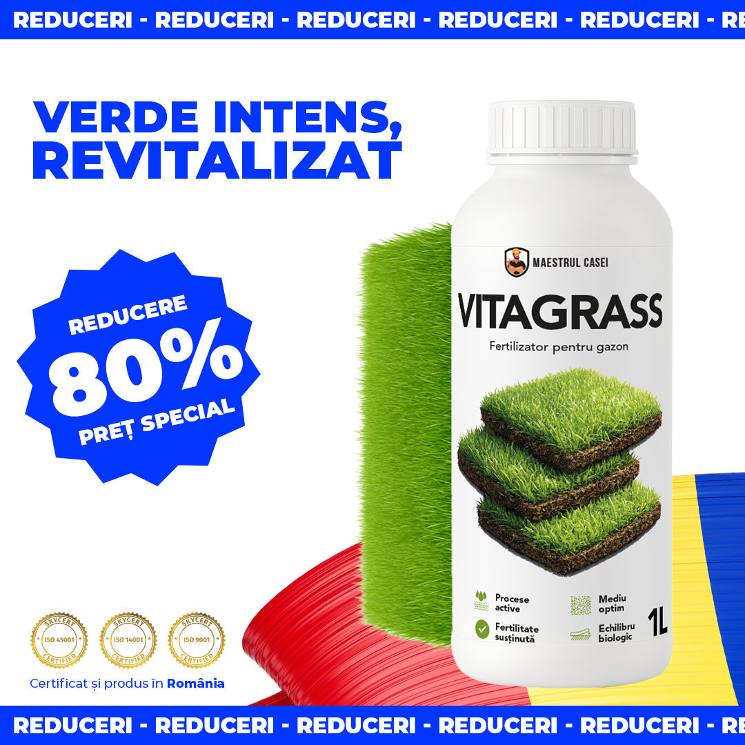 VITAGRASS – Fertilizator bio pentru gazon | 1L