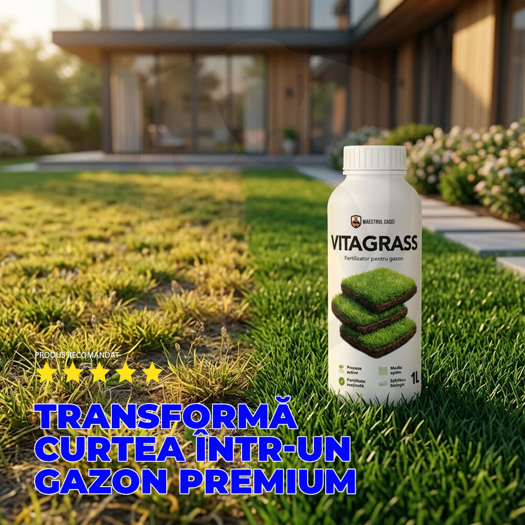 VITAGRASS – Fertilizator bio pentru gazon | 1L
