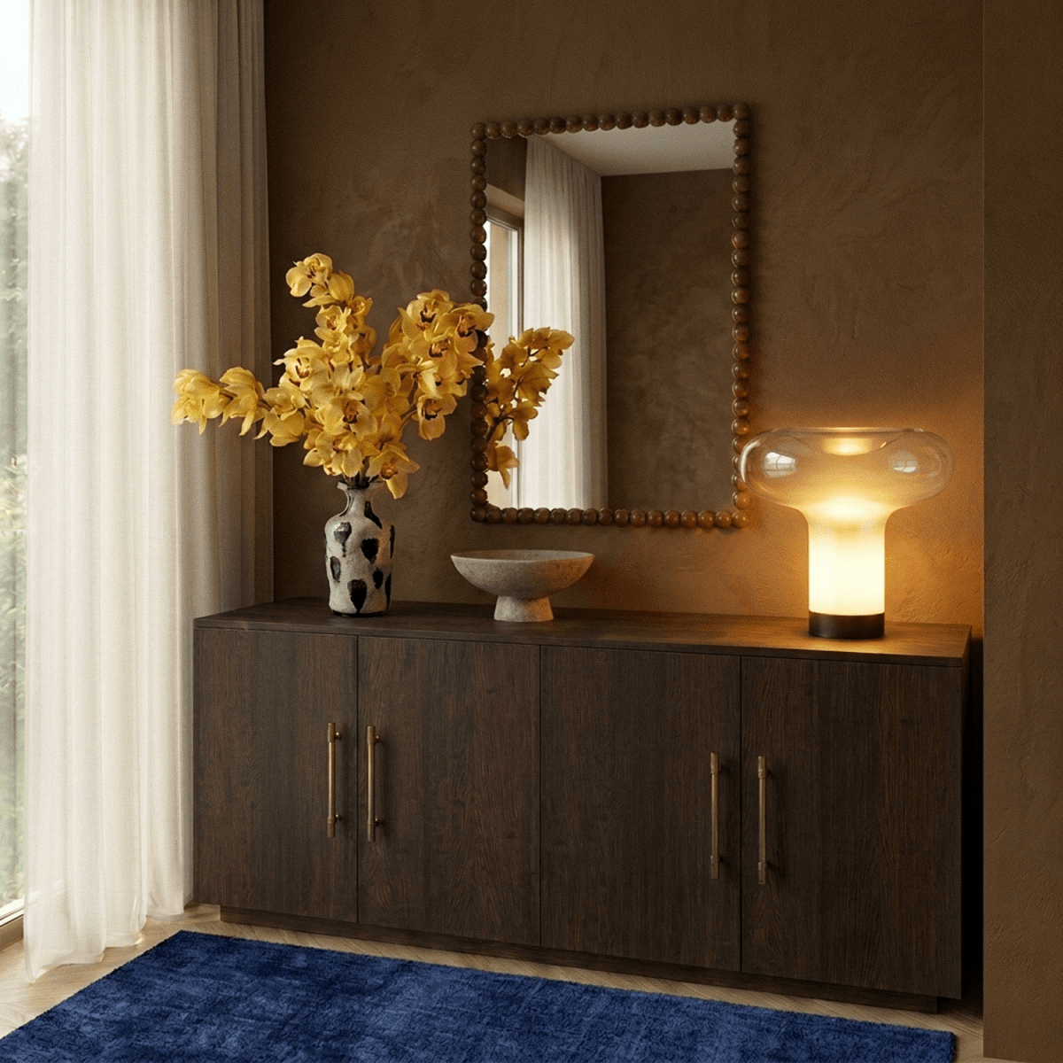 Sean Brass Knob & Pull Bar