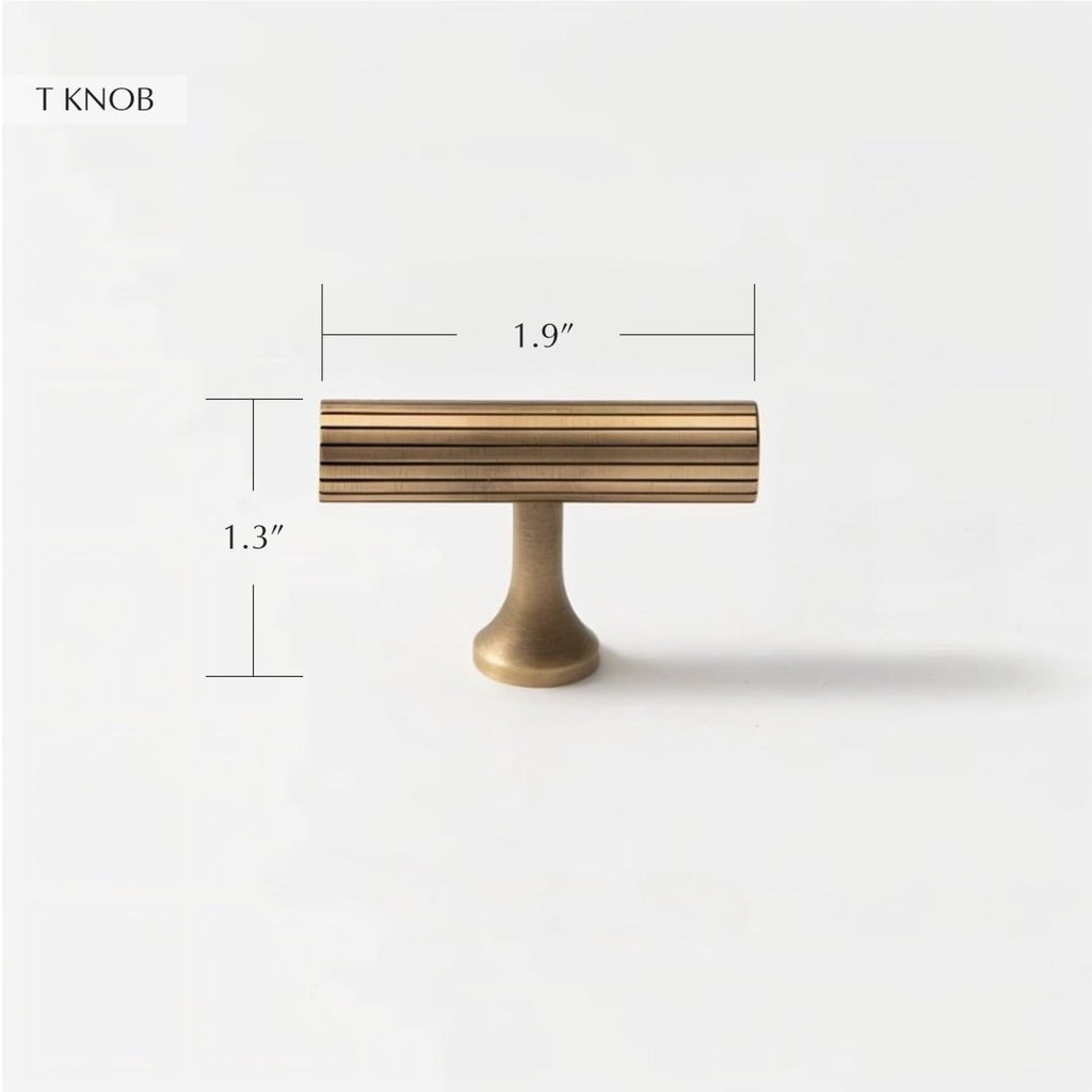 Sean Brass Knob & Pull Bar