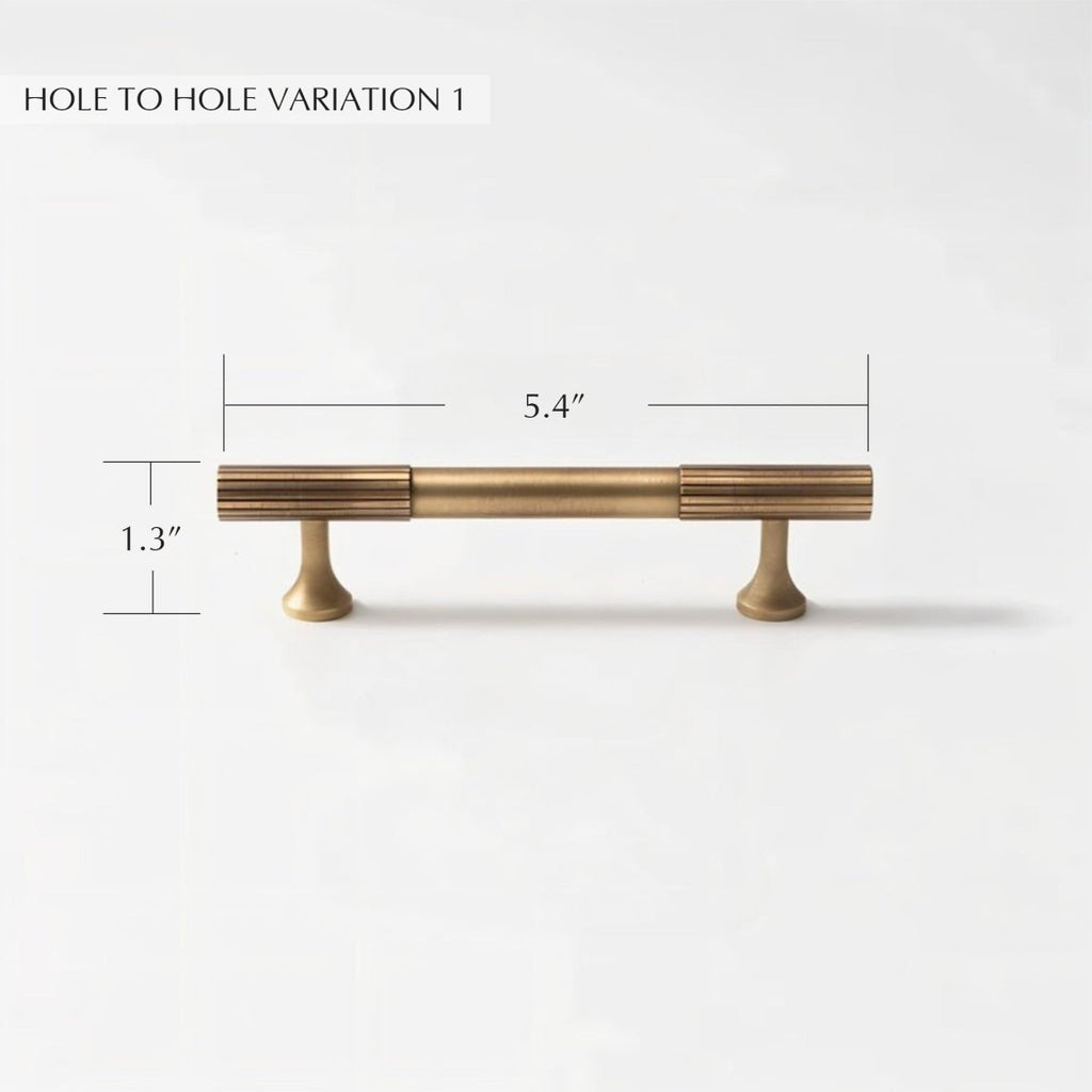 Sean Brass Knob & Pull Bar