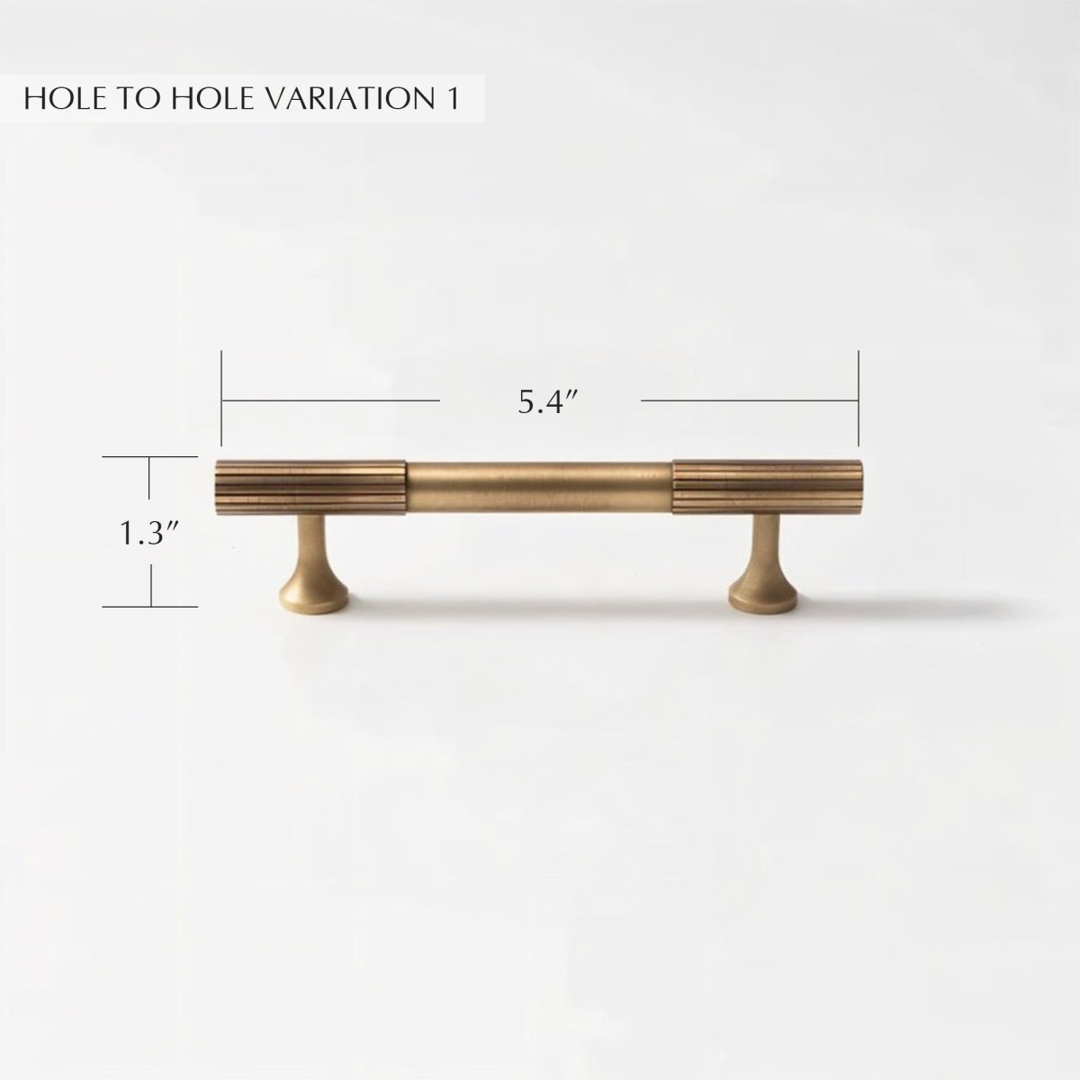 Sean Brass Knob & Pull Bar