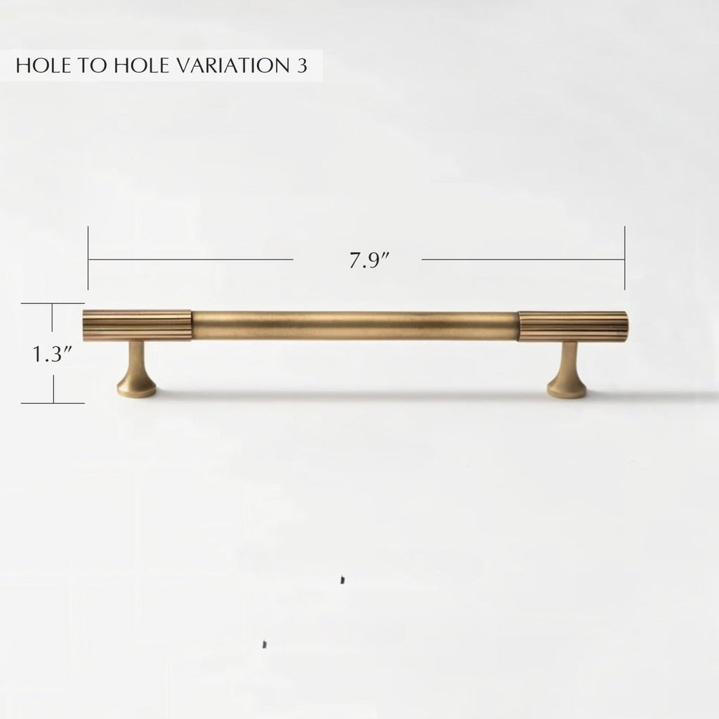 Sean Brass Knob & Pull Bar