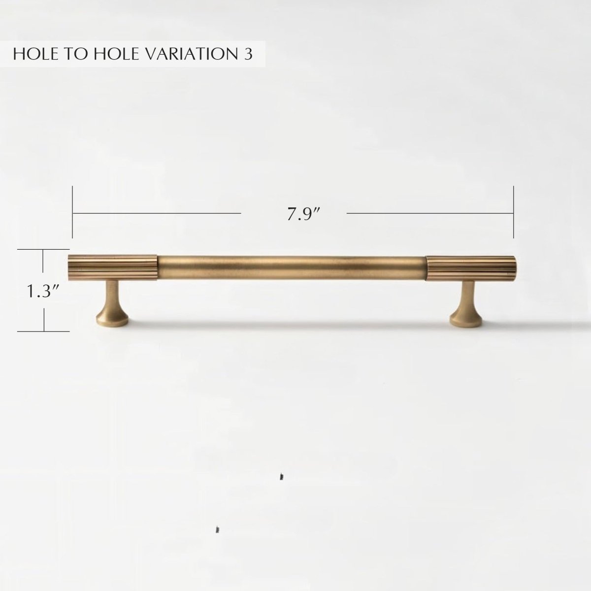 Sean Brass Knob & Pull Bar