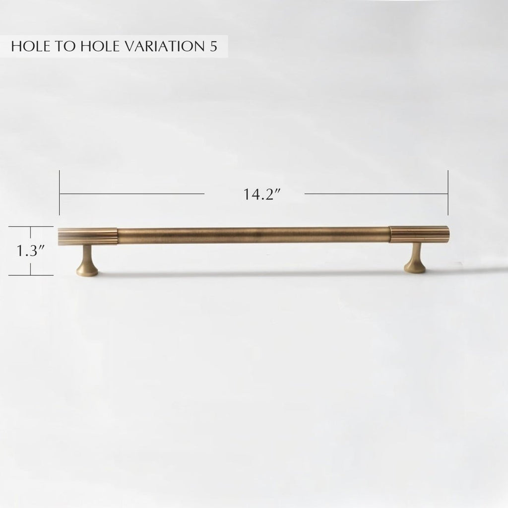Sean Brass Knob & Pull Bar