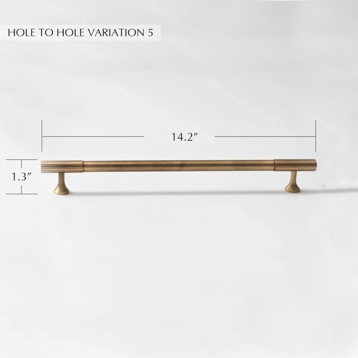 Sean Brass Knob & Pull Bar