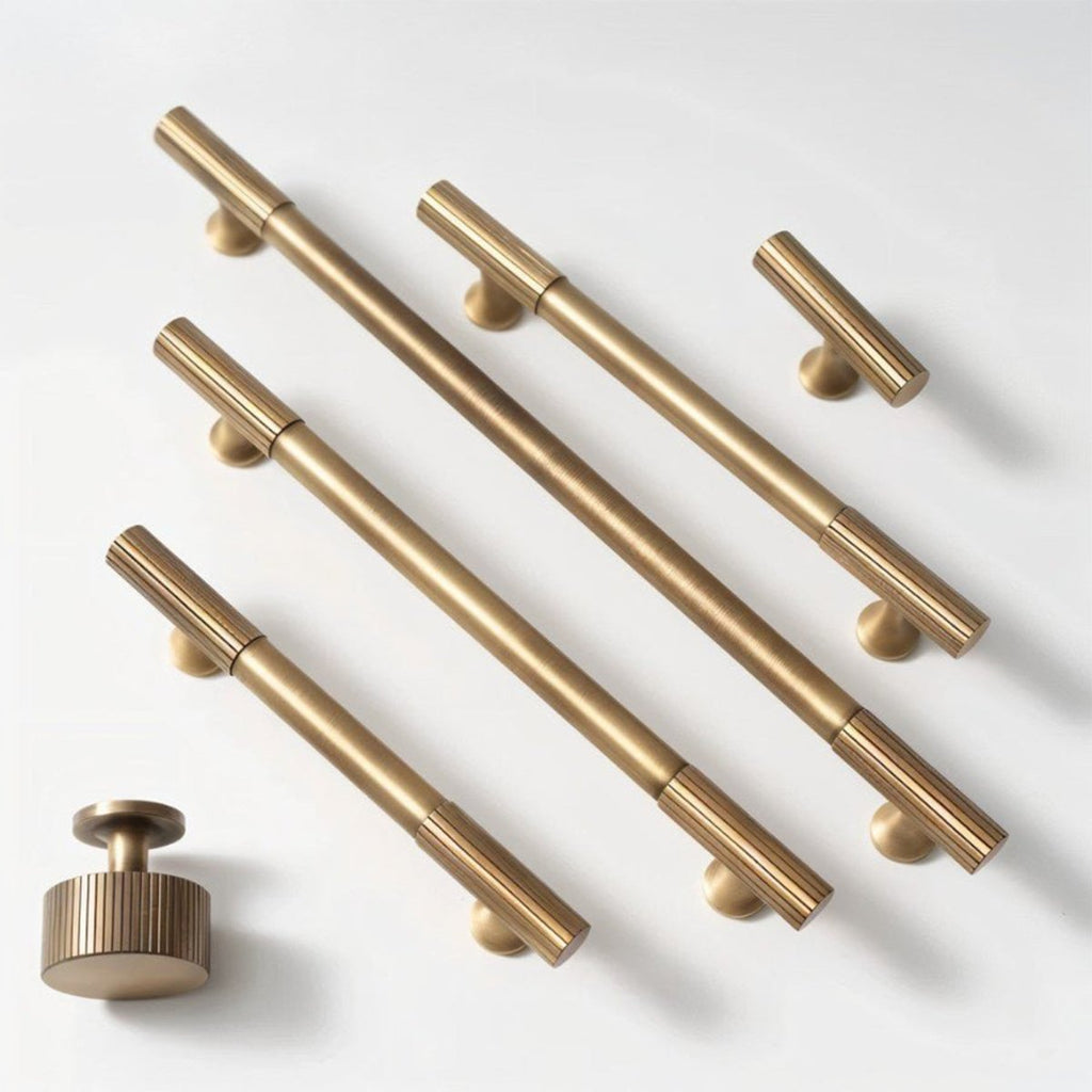Sean Brass Knob & Pull Bar