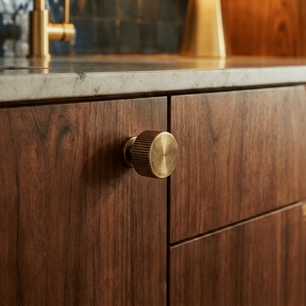 Sean Brass Knob & Pull Bar
